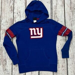 Women's New York Giants NFL Football Hoodie Sports Pullover Sweatshirt